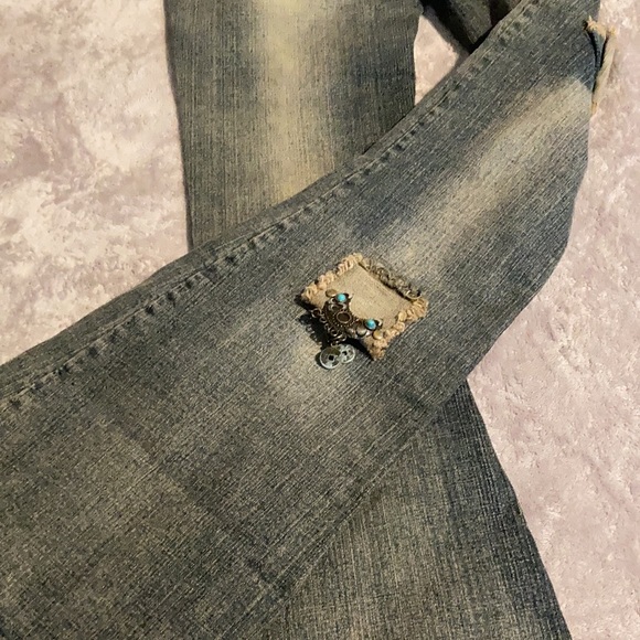 HuaDi Vibrant Bratz Flare Low rise Jeans - Picture 12 of 16